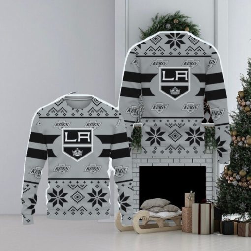 Los Angeles Kings Custom New Uniforms For Fan Gear Ugly Christmas AOP Sweater