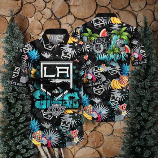 Los Angeles Kings NHL Hawaiian Shirt Sunningtime Aloha Shirt