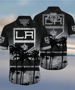 Los Angeles Kings NHL Logo Coconut Tropical Hawaiian Shirt Beach Gift For Fans