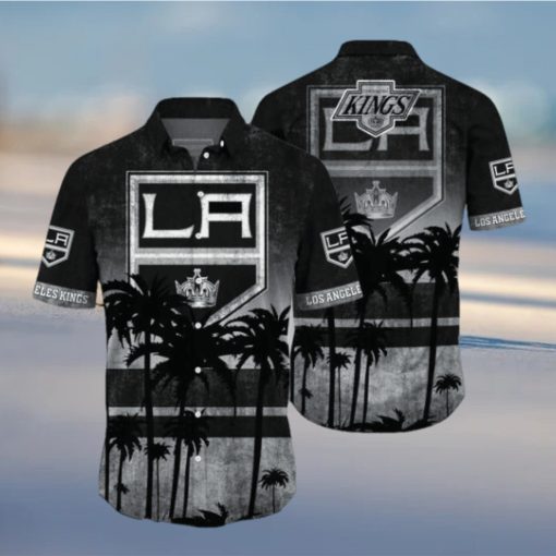 Los Angeles Kings NHL Logo Coconut Tropical Hawaiian Shirt Beach Gift For Fans