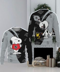 Los Angeles Kings Snoopy Cute Heart American Sports Team Ugly Christmas Sweater