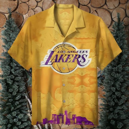 Los Angeles Lakers Basketball Hawaiian Shirt