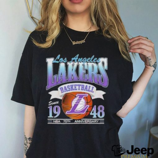 Los Angeles Lakers Basketball Since 1948 NBA 75th Anniversary LAL Fan Unisex T Shirt