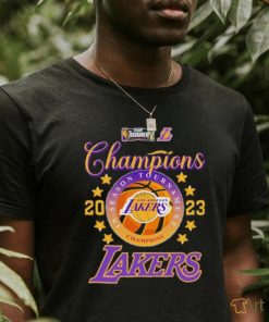 Los Angeles Lakers Champions 2023 NBA In Season Tournament Basketball Shirt