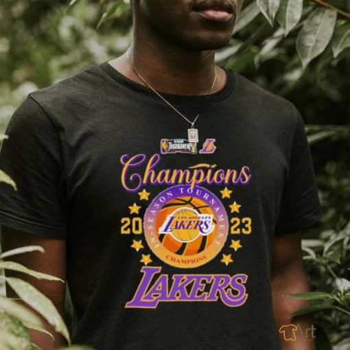 Los Angeles Lakers Champions 2023 NBA In Season Tournament Basketball Shirt