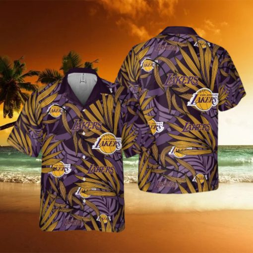 Los Angeles Lakers Classic Hawaiian Shirt For Men And Women Gift Floral Aloha Beach