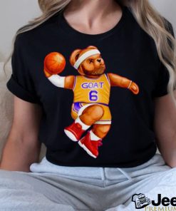 Los Angeles Lakers LeBron James GOAT bear shirt