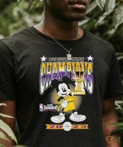 Los Angeles Lakers Mickey Mouse NBA in Season Tournament Champions 2023 Shirt