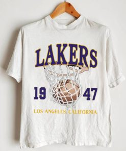 Los Angeles Lakers basketball NBA est 1947 California logo shirt