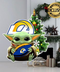 Los Angeles Rams Baby Yoda NFL Christmas Tree Decorations Ornament