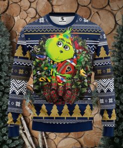 Los Angeles Rams Grinch Hug Christmas Ugly Sweater