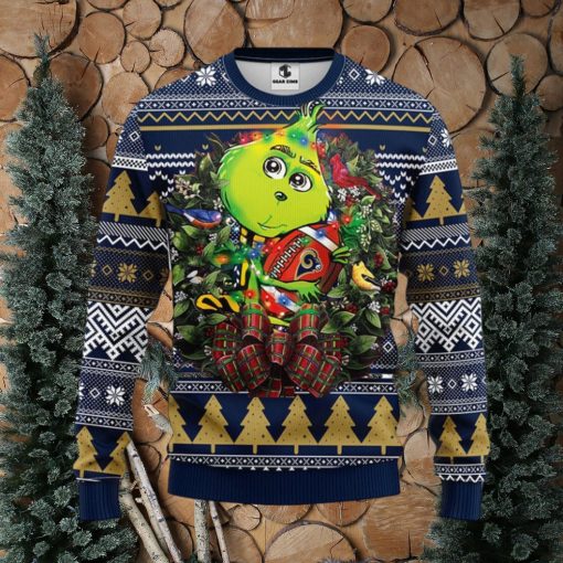 Los Angeles Rams Grinch Hug Christmas Ugly Sweater