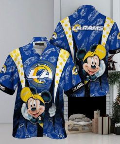 Los Angeles Rams Mickey Mouse NFL Hawaiian Shirt