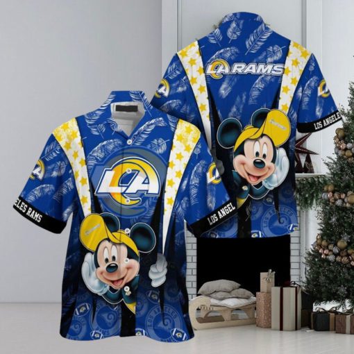 Los Angeles Rams Mickey Mouse NFL Hawaiian Shirt