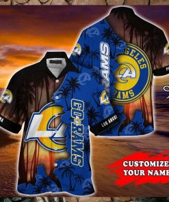 Los Angeles Rams NFL Customized Summer Hawaii Shirt For Sports Enthusiasts