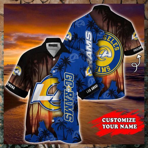 Los Angeles Rams NFL Customized Summer Hawaii Shirt For Sports Enthusiasts