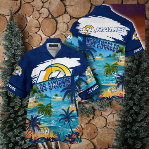 Los Angeles Rams NFL Customized Summer Hawaii Shirt For Sports Fans