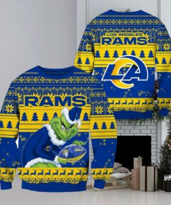 Los Angeles Rams NFL Grinch Christmas Ugly Sweater Fans Gift Funny For Men And Women