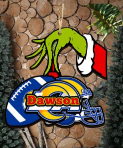 Los Angeles Rams NFL Grinch Personalized Ornament SP121023115ID03