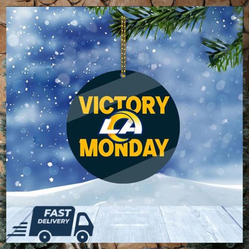 Los Angeles Rams NFL Victory Monday Christmas Tree Decorations Xmas Ornament