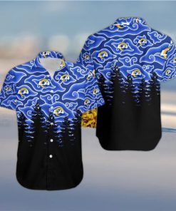Los Angeles Rams Ninja Cloud Blackest Hawaiian Shirt Holiday Gift For Halloween