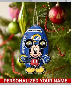 Los Angeles Rams Personalized Your Name Mickey Mouse And NFL Team Ornament SP161023178ID03