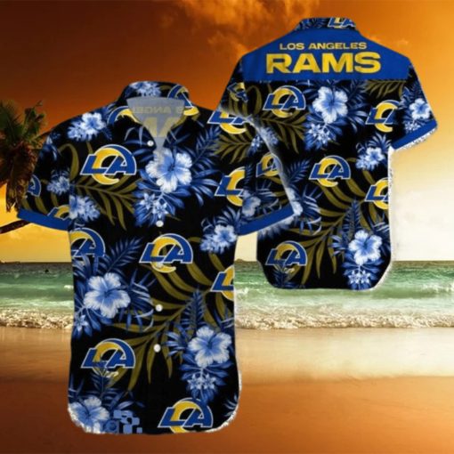 Los Angeles Rams Sport Hawaiian Shirt NFL Teams Black Gift For Men And Women