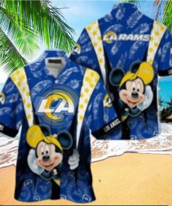 Los Angeles Rams nfl mickey mouse Hawaiian Shirt custom for fan