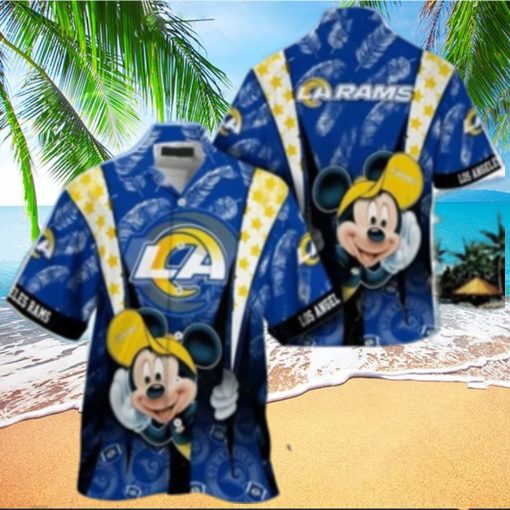 Los Angeles Rams nfl mickey mouse Hawaiian Shirt custom for fan