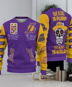 Los Angels Lakers – National Basketball Association AOP Sweater