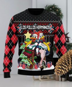 Los Pollos Hermanos Knitted Xmas Black Sweater For Men Women