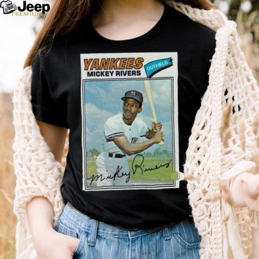 Los angeles yankees mickey rivers signature 2023 shirt