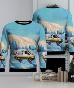 Louisiana Acadian Ambulance 3D Ugly Christmas Sweater