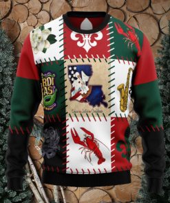 Louisiana Famous Things Ugly Christmas Sweater Thankgiving Gift Men Women