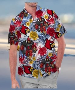 Louisville Cardinals Coconut Aloha Hawaiian Shirt