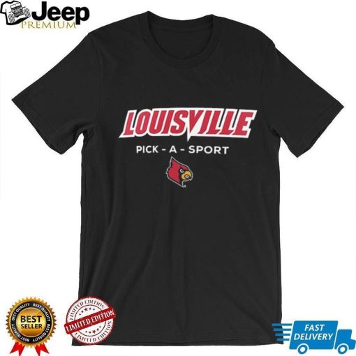 Louisville Cardinals Fanatics Branded Personalized Authentic Pick A Sport T Shirt