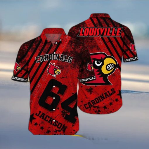 Louisville Cardinals Personalized Leobees Trending Hawaiian Shirt