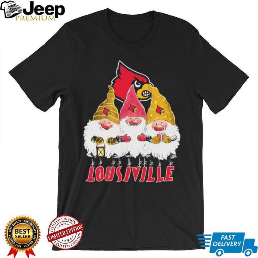 Louisville Cardinals X Gnome Christmas Shirt