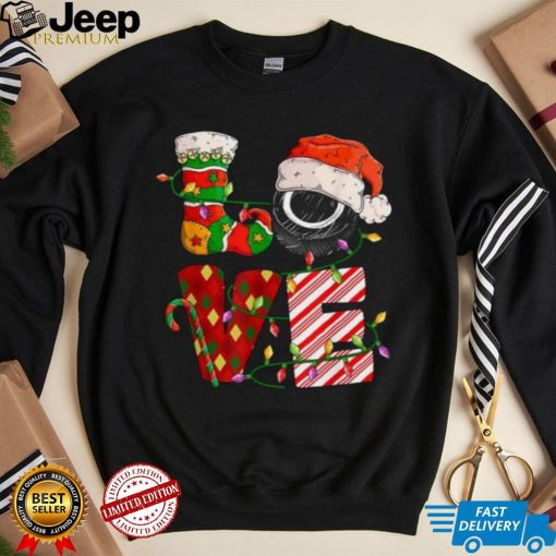 Love Ice Hockey Christmas Ice Hockey Player Xmas Party Shirt