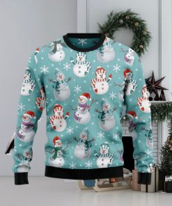 Love Snowman Ugly Christmas Sweater