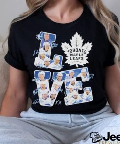 Love Toronto Maple Leafs Team Hockey Signatures Shirt