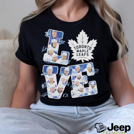 Love Toronto Maple Leafs Team Hockey Signatures Shirt