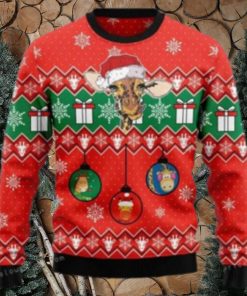 Lovely Giraffe Ugly Christmas Sweater