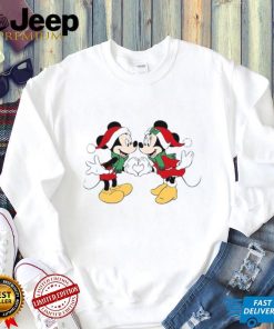 Lovely Mickey And Minnie Christmas T shirt, Disney Christmas Family Shirt