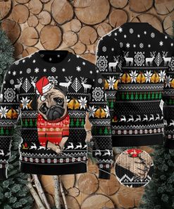 Lovely Pug Ugly Christmas Sweater Family Noel Gift