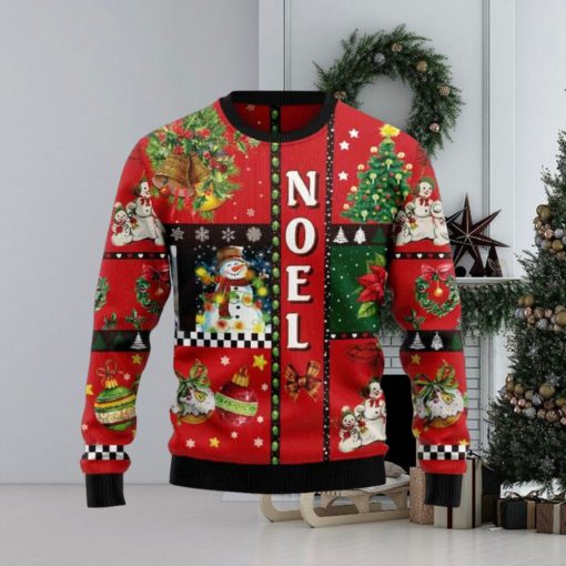 Lovely Snowman Noel Ugly Christmas Sweater