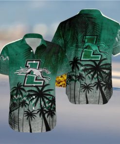 Loyola Maryland Greyhounds Hawaiian Shirt Summer Gift Coconut Tree Tropical Grunge Pattern For NCAA Fans