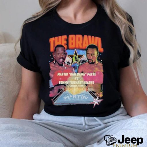 Marvothareal The Brawl Martin Raw Dawg Payne Vs Tommy Hitman Hearns Long Sleeve T Shirt