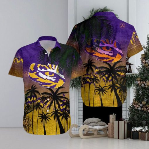 Lsu Hawaiian Shirt Lsu Tigers Coconut Tree Best Hawaiian Shirts