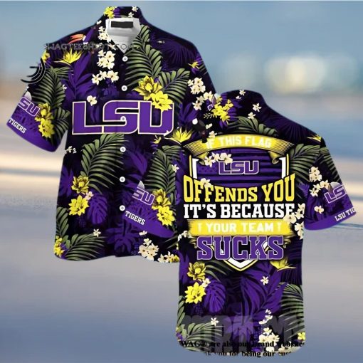 Lsu Tigers This Flag Offends You Summer Beach Hawaiian Shirt